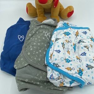 SwaddleMe Velcro Wrap Set of 3 LARGE NWOT